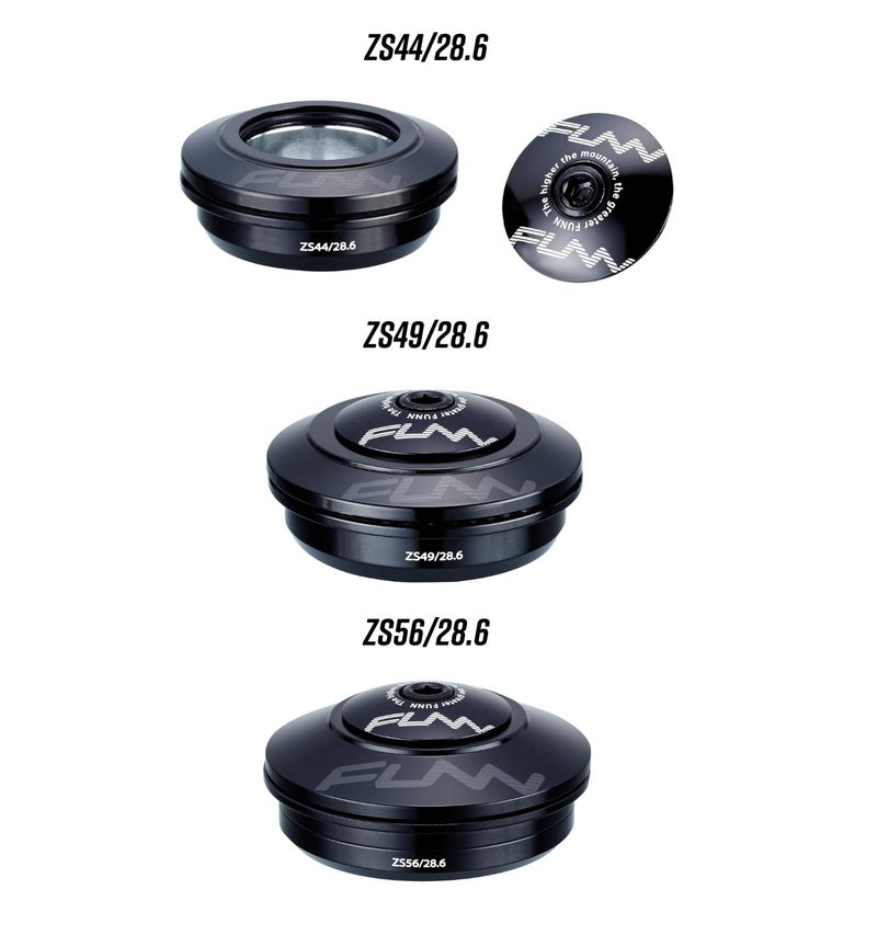 Funn Descend ZS44/28.6 Top Steering Set with Zero Stack Oblique Contact Bearings for Mountain Bike, Mountain Bike, BMX Bike, Road Bike and Gravel Bike - Image 1